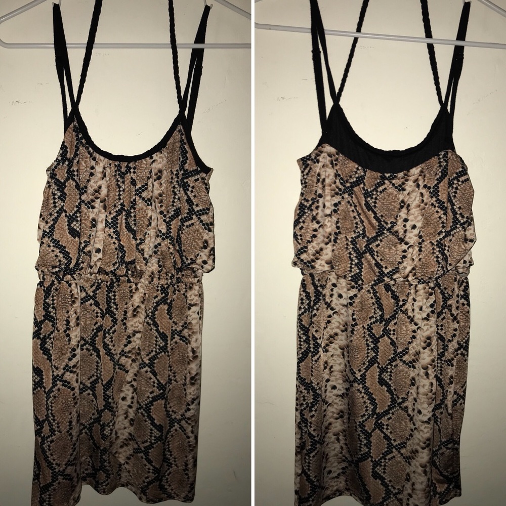 Bebe Snake Dress